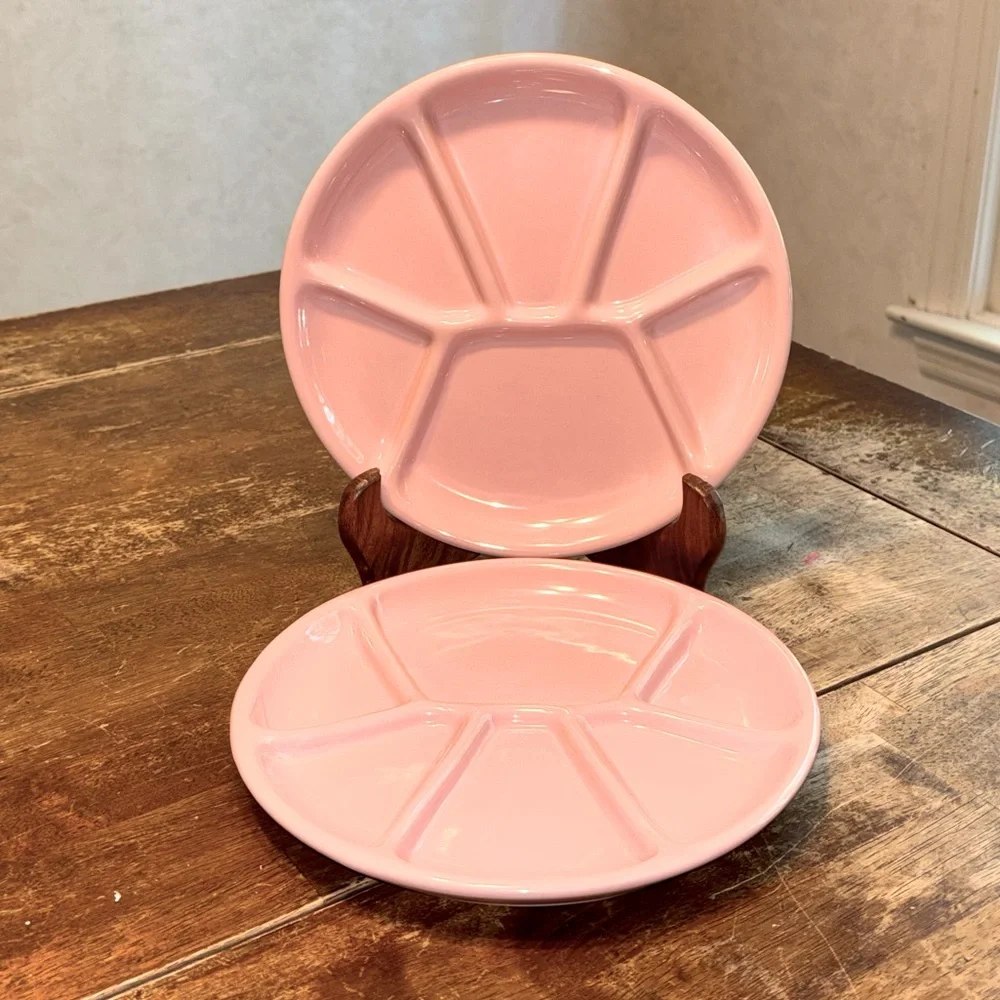 Williams-Sonoma fondue plates Pink
